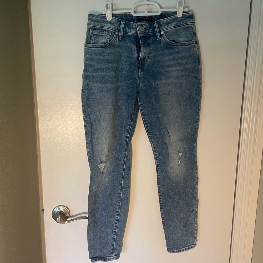 Lucky Brand jeans size 8/29. Low rise skinny Lolita